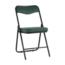 Складной стул Stool Group Джонни экокожа зелёный каркас черный матовый fb-jonny-eco-01