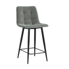 Полубарный стул Stool Group Джанго велюр серый vd-django-b26