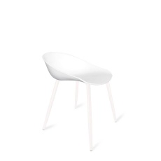 Барный стул Sheffilton SHT-ST19/S95-1 белый/белый муар 9932480002