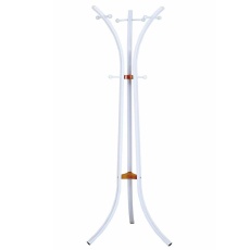 Напольная вешалка AksHome Spiner белый, металл 69043
