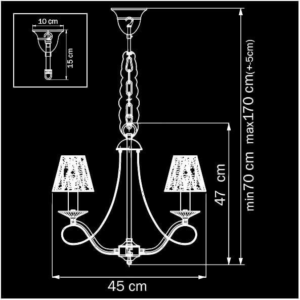 Подвесная люстра Osgona Riccio 705032 изображение 2 Подвесная люстра Osgona Riccio 705032 Фото № 2