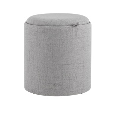 Пуф с ящиком Stool Group Хюгге S рогожка серая 19B260LS Y13-8