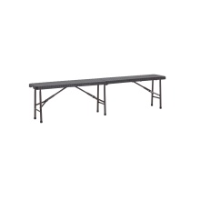 Складная скамья Stool Group 182х28х43см коричневая TZD183