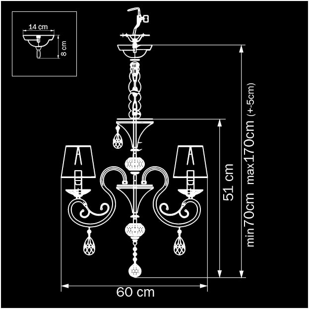 Подвесная люстра Osgona Ricerco 693062 изображение 3 Подвесная люстра Osgona Ricerco 693062 Фото № 3