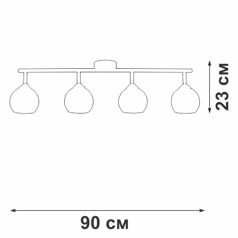 Потолочная люстра Vitaluce V43130-13/4PL изображение 3 Потолочная люстра Vitaluce V43130-13/4PL Фото № 3