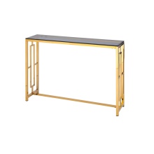 Консоль Stool Group БРУКЛИН 115х30 стекло smoke сталь золото ECST-013-TG-SK (115x30)