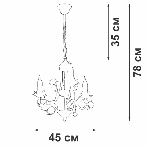 Подвесная люстра Vitaluce V1138-0/3 изображение 3 Подвесная люстра Vitaluce V1138-0/3 Фото № 3