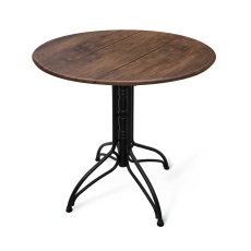 Кухонный стол Sheffilton SHT-TU25/80 МДФ черный муар/палисандр 0369752901