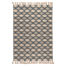 Ковер Tkano из хлопка синего цвета Argyle из коллекции Ethnic, 160х230 см TK20-DR0038