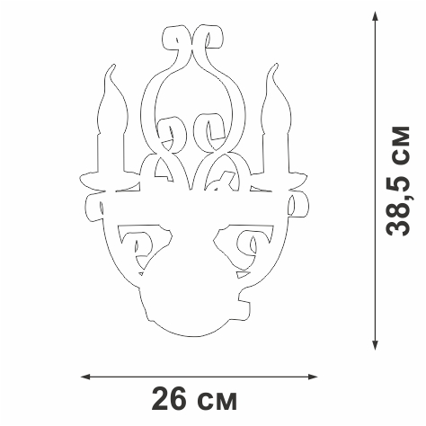 Бра Vitaluce V1166-8/2A изображение 2 Бра Vitaluce V1166-8/2A Фото № 2
