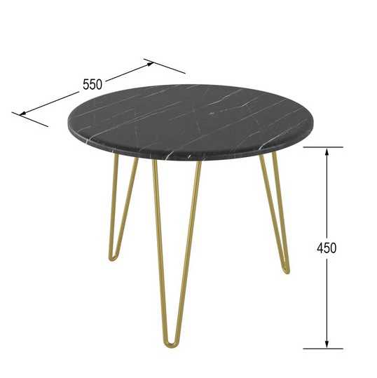 Журнальный стол Мебелик Рид Голд 430 006695 изображение 3 Журнальный стол Мебелик Рид Голд 430 006695 Фото № 3
