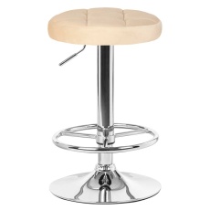 Табурет барный DOBRIN BRUNO (бежевый велюр (MJ9-10)) 5008-LM BRUNO