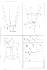 Барный стул Woodville Lada 11529 1