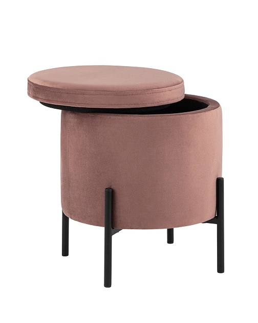 Пуф Stool Group Грейс велюр пыльно-розовый vd-grays-b15 изображение 3 Пуф Stool Group Грейс велюр пыльно-розовый vd-grays-b15 Фото № 3