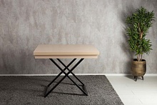 Стол-трансформер Levmar Cross D31/S53 Выбеленный дуб/черный 2713265601 2