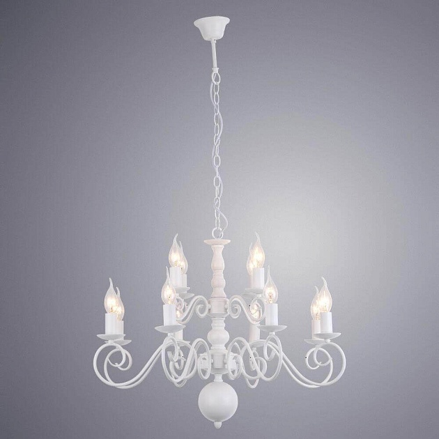 Подвесная люстра Arte Lamp A1129LM-12WH Фото № 4