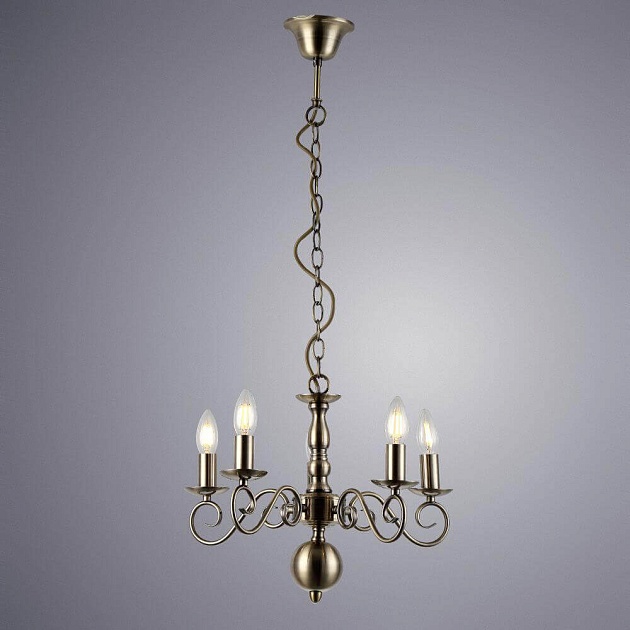 Подвесная люстра Arte Lamp A1129LM-5AB Фото № 3