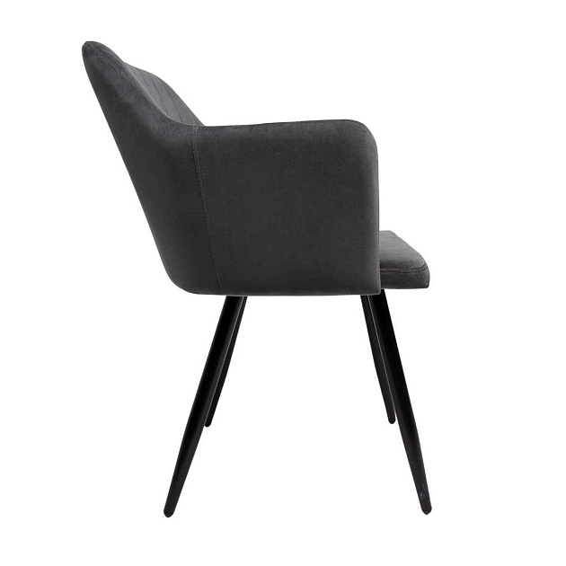 Кресло AksHome Brit серый, велюр 63392 изображение 4 Кресло AksHome Brit серый, велюр 63392 Фото № 4