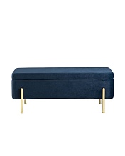 Банкетка Stool Group Болейн с ящиком велюр синий 20A544VF-MOMO-46 4