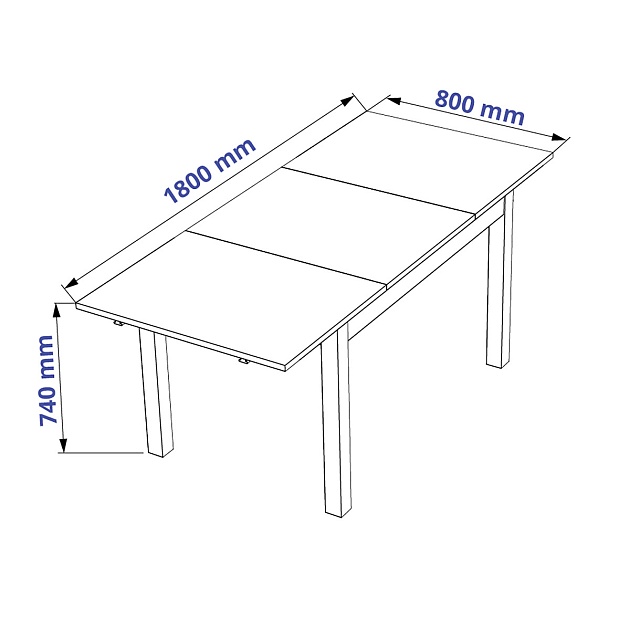 Кухонный стол Шведский Стандарт VÄRDIG M S00494 Фото № 4