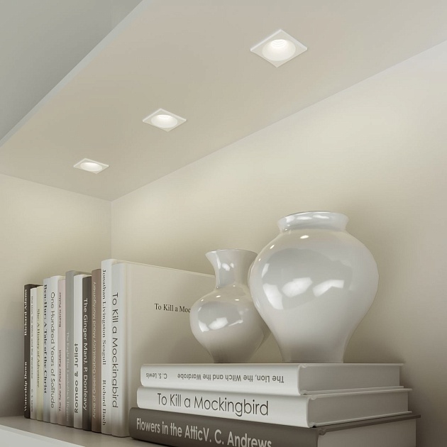Встраиваемый светодиодный светильник Elektrostandard 15271/LED белый a056026 Фото № 3