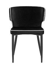 Кухонный стул Stool Group Матео с кантом велюр черный MC110 KD HLR-66/HLR-13 edge 2