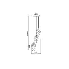 Подвесной светильник Vele Luce Tenero VL1544P03 3