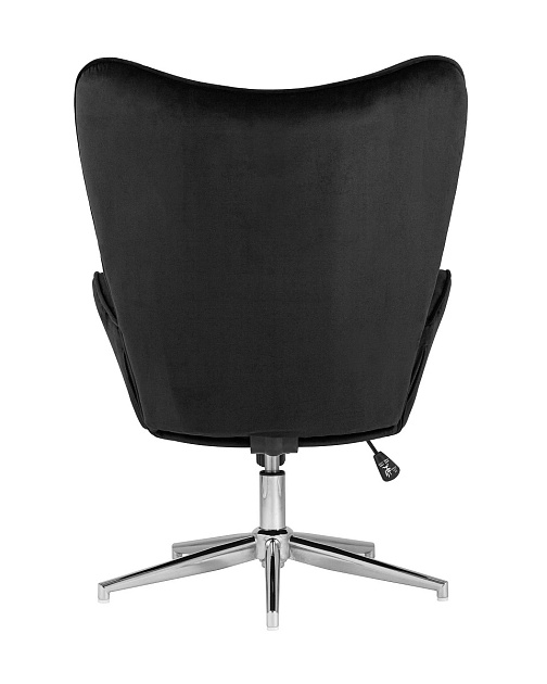 Поворотное кресло Stool Group Филадельфия регулируемое велюр черный FUCHS HLR-80 Фото № 4