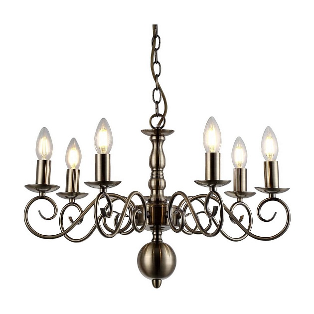 Подвесная люстра Arte Lamp A1129LM-7AB Фото № 4