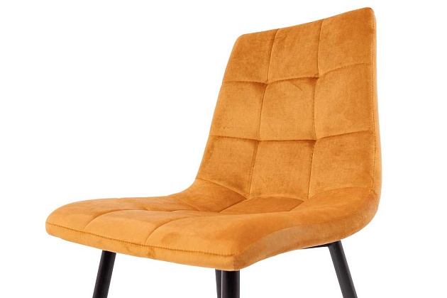 Кухонный стул AksHome Dallas горчичный, велюр 76330 Фото № 5