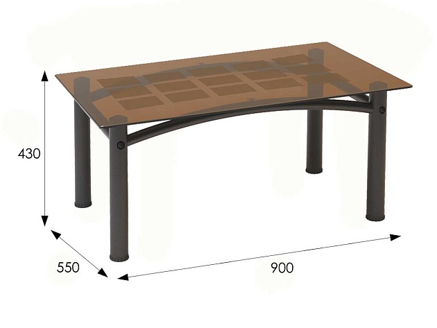 Журнальный стол Мебелик Робер 3М 002246 изображение 3 Журнальный стол Мебелик Робер 3М 002246 Фото № 3