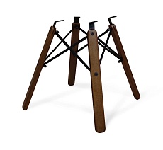 Барный стул Sheffilton SHT-ST19/S70 черный/черный/темный орех 6811012003 5