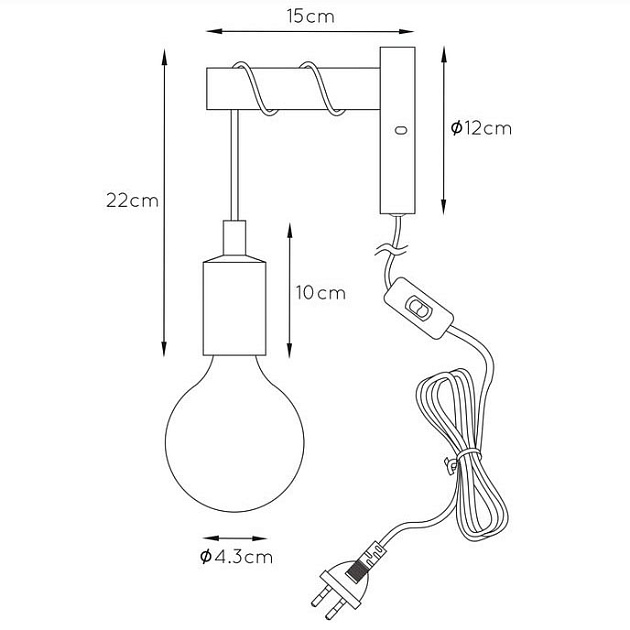 Бра Lucide Paulien 08227/01/35 изображение 2 Бра Lucide Paulien 08227/01/35 Фото № 2