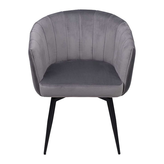 Поворотное кресло AksHome Melon серый, велюр 79675 Фото № 7