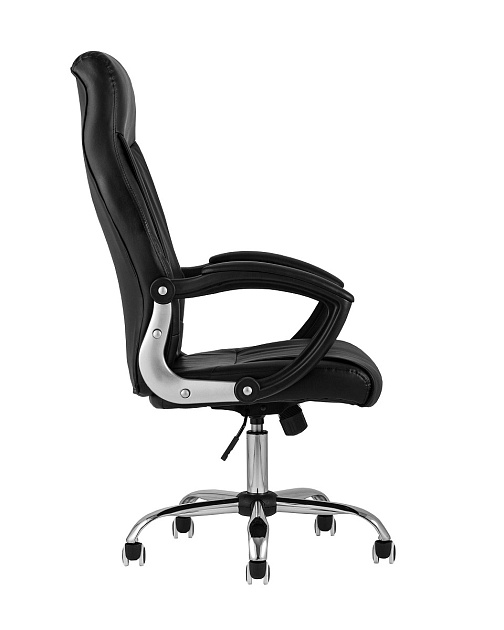 Кресло руководителя TopChairs Tower черное D-418 black изображение 3 Кресло руководителя TopChairs Tower черное D-418 black Фото № 3