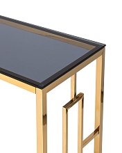 Консоль Stool Group БРУКЛИН 120х40 стекло smoke сталь золото ECST-013-TG-SK (120x40) 1
