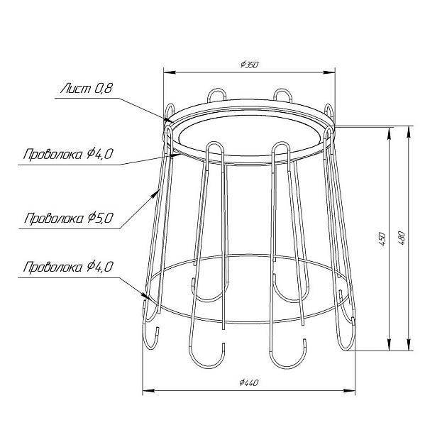 Кофейный стол Мебелик SHT-CT6 008054 изображение 2 Кофейный стол Мебелик SHT-CT6 008054 Фото № 2