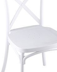 Кухонный стул Stool Group Кроссбэк пластиковый белый Y030 white 1