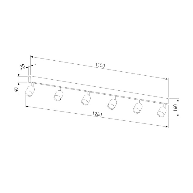 Спот TK Lighting 1019 Top Black изображение 3 Спот TK Lighting 1019 Top Black Фото № 3