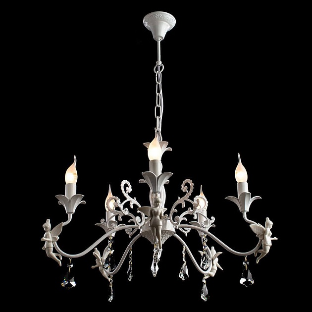 Подвесная люстра Arte Lamp Angelina A5349LM-5WH Фото № 2
