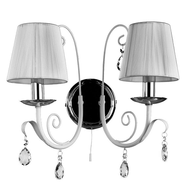 Бра Arte Lamp Romana Snow A1743AP-2WH Фото № 1
