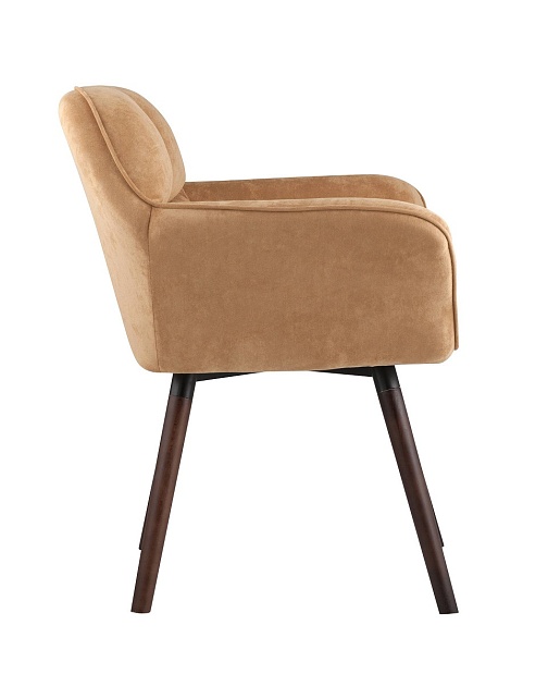 Кресло Stool Group Брайан замша бежевый BRUYNE HY-49 изображение 3 Кресло Stool Group Брайан замша бежевый BRUYNE HY-49 Фото № 3