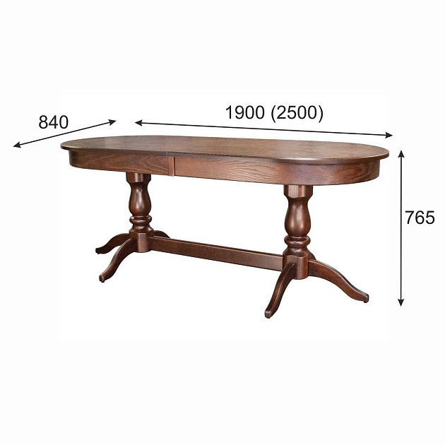Кухонный стол Мебелик Тарун 5 005476 изображение 3 Кухонный стол Мебелик Тарун 5 005476 Фото № 3