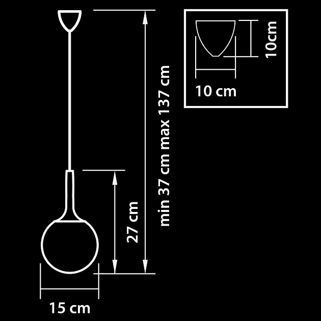 Подвесной светильник Lightstar Globo 813013 Фото № 2