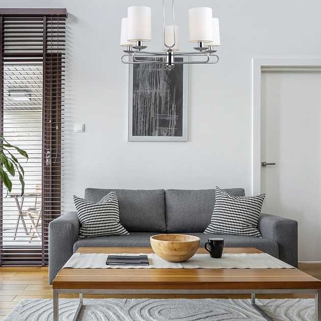 Подвесная люстра Escada Eclipse 10166/5PL Chrome Фото № 7