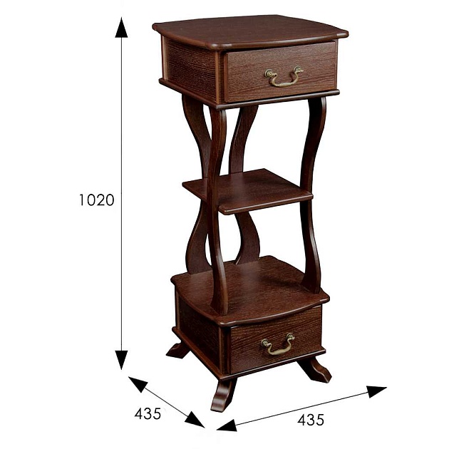 Подставка для цветов Мебелик Берже 14 000279 изображение 3 Подставка для цветов Мебелик Берже 14 000279 Фото № 3