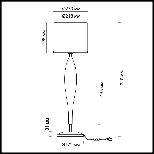 Настольная лампа Odeon Light Standing Tower 4850/1T изображение 7 Настольная лампа Odeon Light Standing Tower 4850/1T Фото № 7
