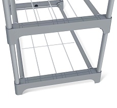 Обувница Sheffilton SHT-SR8-P серый/темно-серый 4063806201 1