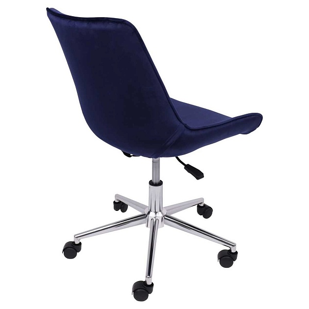 Поворотное кресло AksHome Lumier сапфировый, велюр 79742 Фото № 7