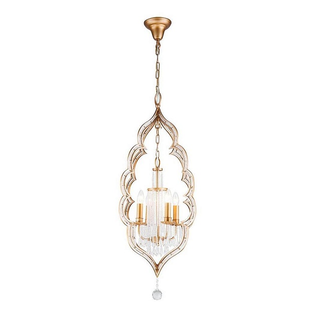 Подвесная люстра Lucia Tucci Tenerezza 5490.4 Gold Фото № 1